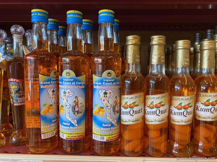 Kumquat in bottles