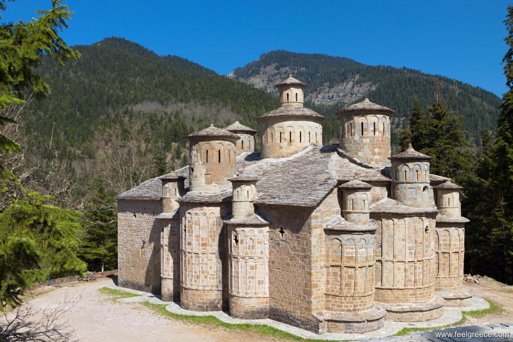 The church of Timios Stavro near the village