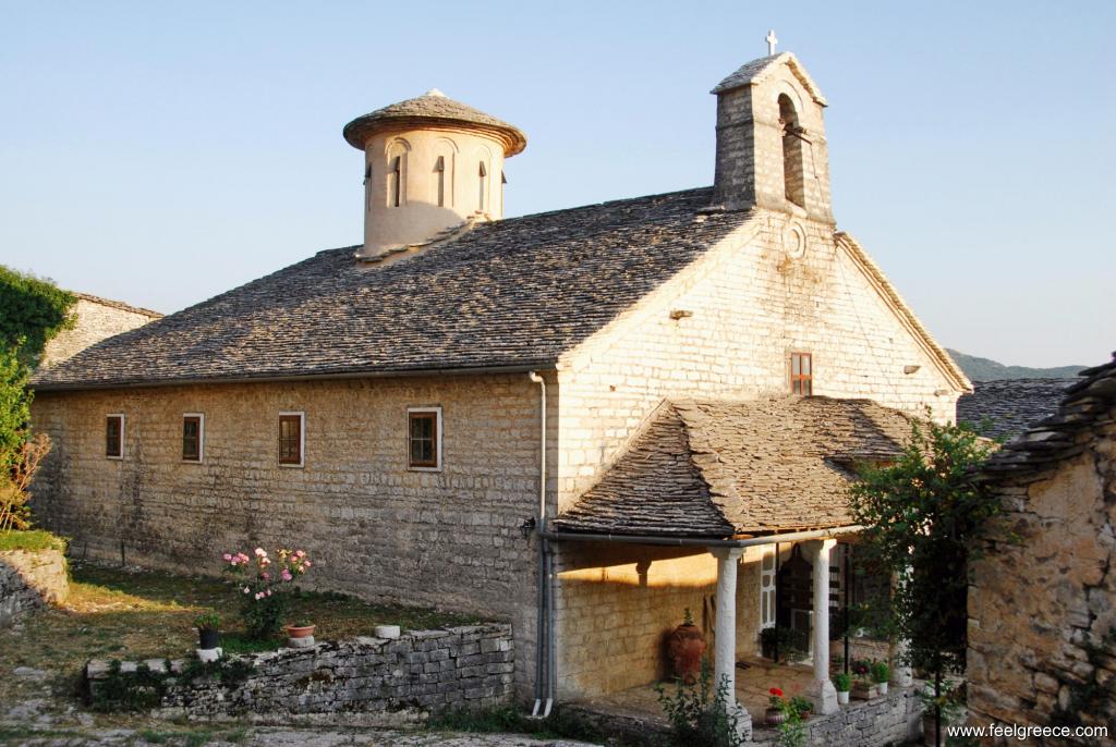 The stone made monastery of Evangelistria