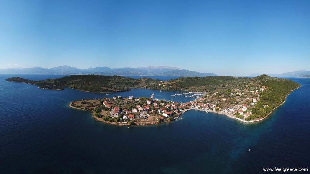 The islet seen from the air