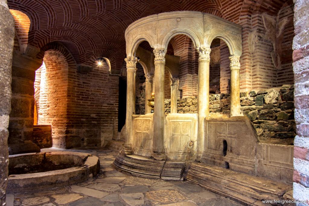 Underground crypt of Agios DImitrios