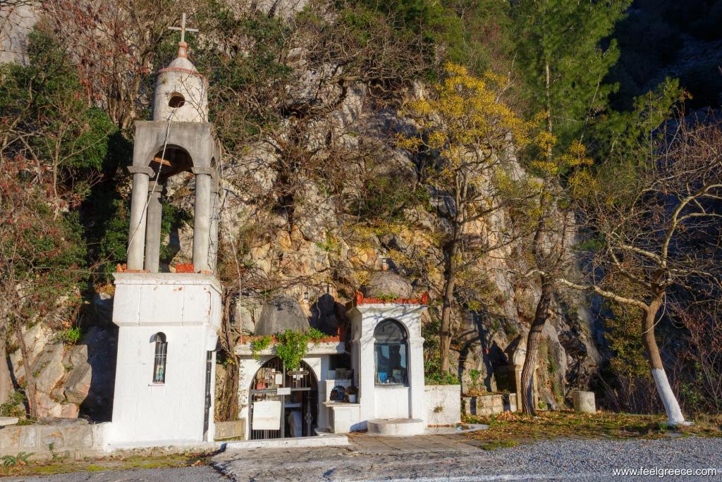 Cave church of Ag. Anargiri near the village