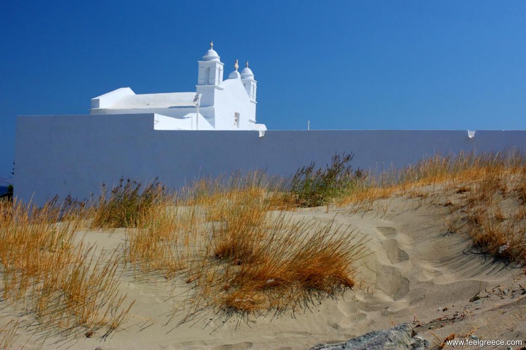The white church at the beach