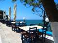 Taverna tables with sea view
