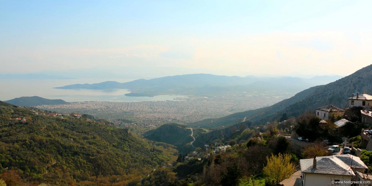 Volos gulf seen from Makrinitsa