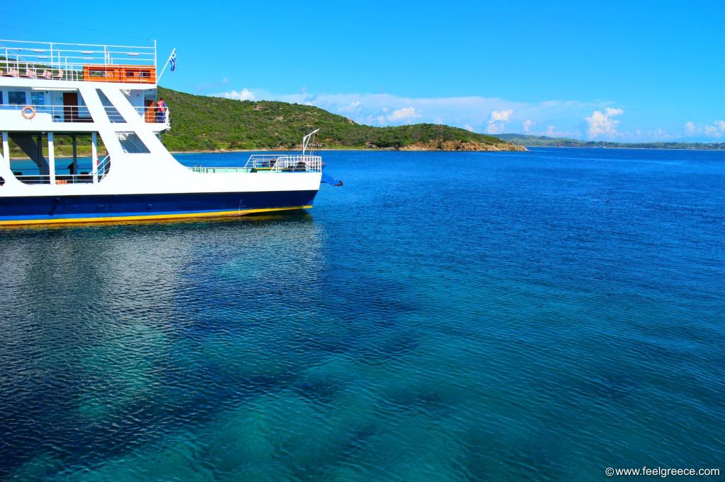 The Tripiti - Ammouliani ferryboat