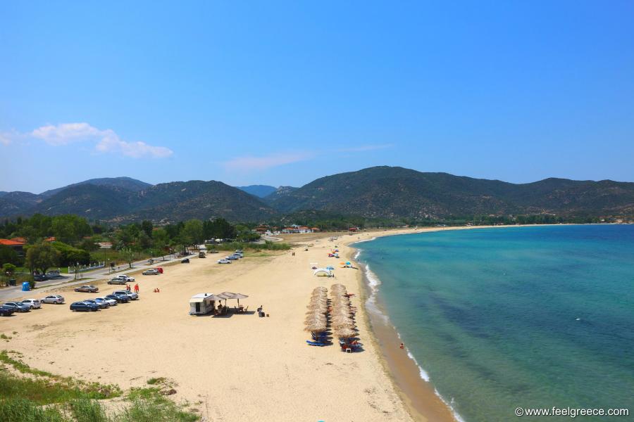Ai Giannis beach in middle July