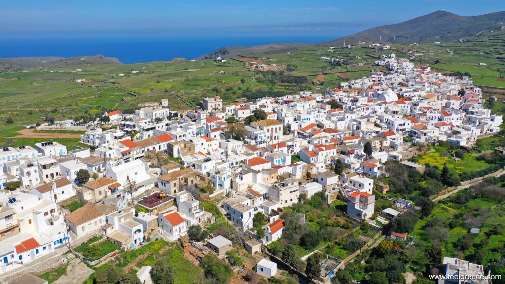 Aerial view of Chora