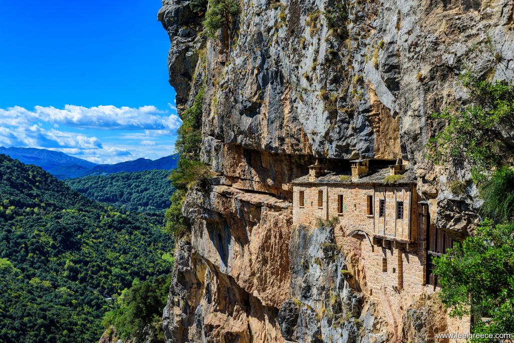 Kipinas Monastery close to the village
